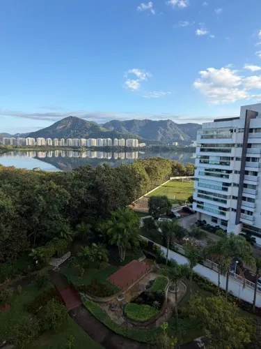 ALUGUEL NA BARRA DA TIJUCA - VARANDA GOURMET, 2 SUÍTES ,85m²