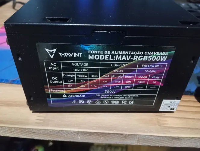 Fonte Mavint RGB 500w