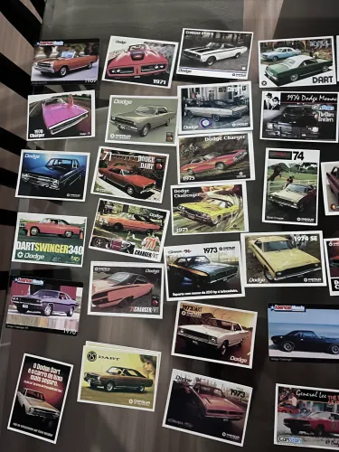 Coleção de Cards Antigos Dodge