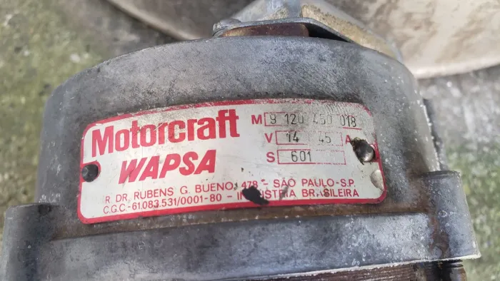 Alternador WAPSA 45 Amperes.