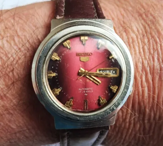 A90= COM DEFEITO ANTIGO RELOGIO SEIKO 7009 VER DETALHES EM DESCRIÇAO