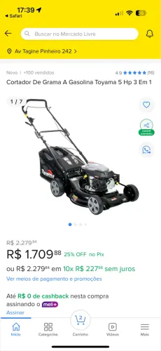 Máquina de cortar grama