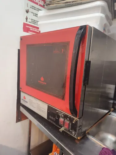 Opção 1: Forno Turbo Progás PRP-004 220V - Funciona 100% (Apenas detalhe no botão)