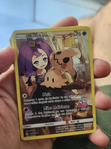 Carta mimikyu Pokemon TCG Eclipse Cósmico sol e lua NM