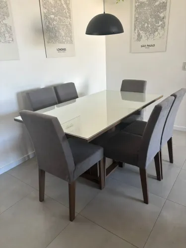 Conjunto Jantar Madesa 6 Cadeiras - Estado de Novo