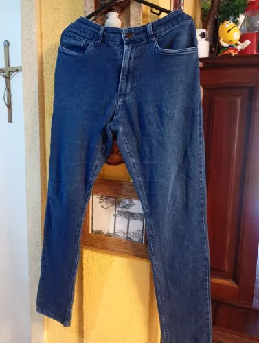 Calça jeans masculina com lycra 42 ( POOL)