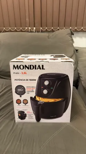 AIR FRYER MONDIAL 3,6L NOVA, SEM USO!