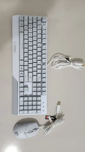 Teclado e mouse MSI GK 30 Combo Branco