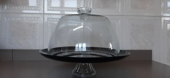 Boleira de vidro