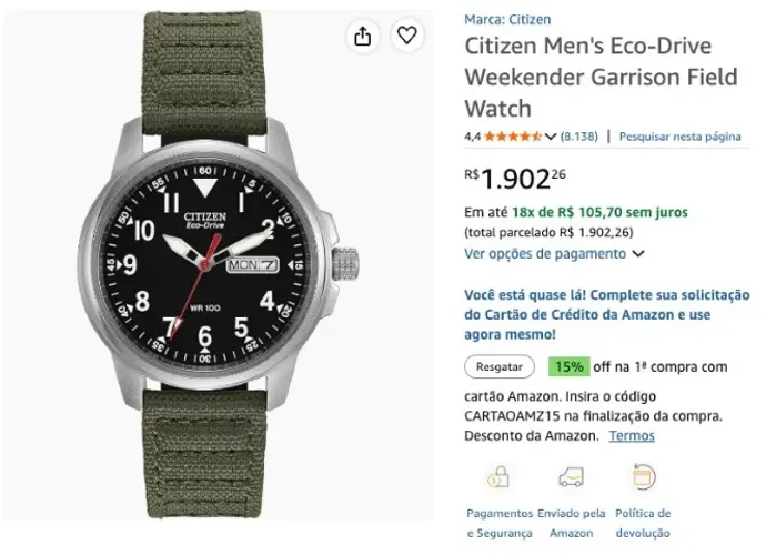 Citizen Eco drive Novo