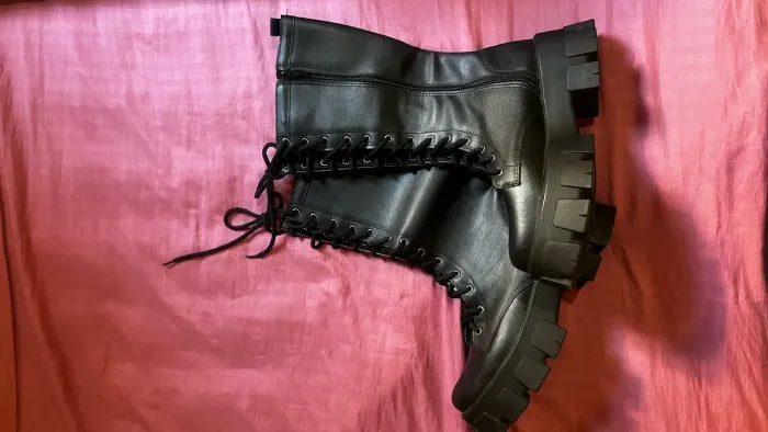 Bota Coturno cano alto