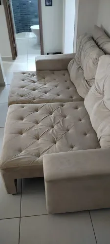 Sofá Retrátil 2m - Bege