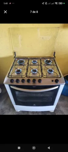 Vendo fogão 6 bocas Eletrolux