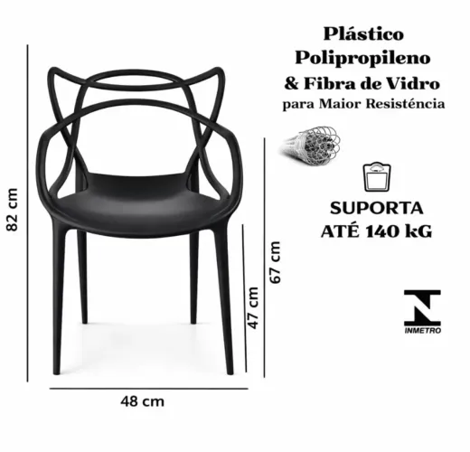 Kit 4 cadeiras Allegra Jantar Bar Restaurante Igreja Área Gourmet