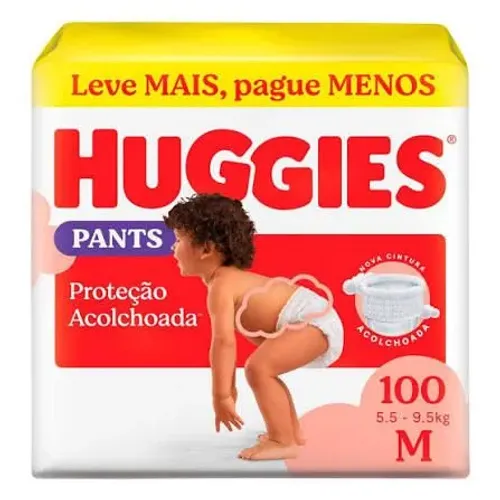 Vendo pacote de 100 Fraldas M