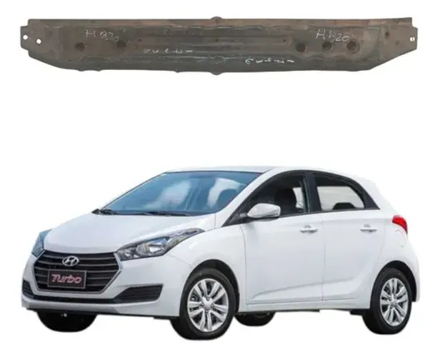 Travessa Inferior Radiador Hyundai Hb20 2013 A 2019 Preto