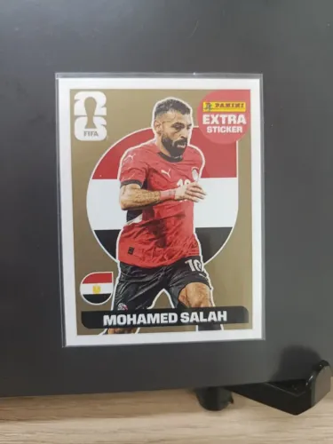 Figurinha Extra Sticker Ouro - Mohamed Salah