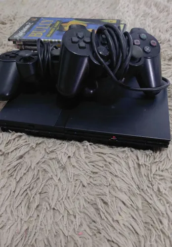 Ps2 completo com 2 controles