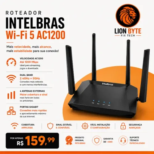Roteador Intelbras Rg1200
