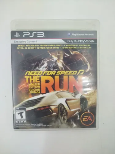 Jogo PS3 mídia física need for speed the RUN