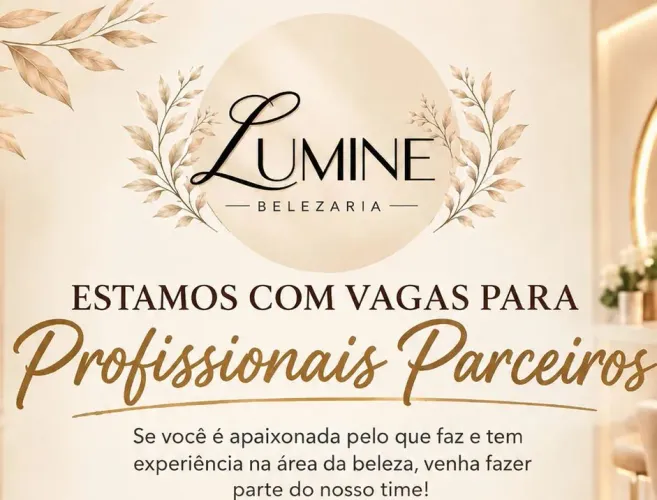 Vaga de emprego para profissionais na área da beleza