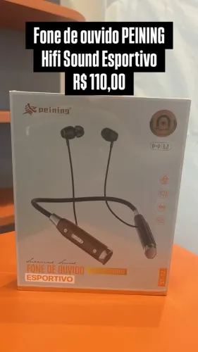 Fone de ouvido PEINING Hifi Sound Esportivo - Loja Fisica
