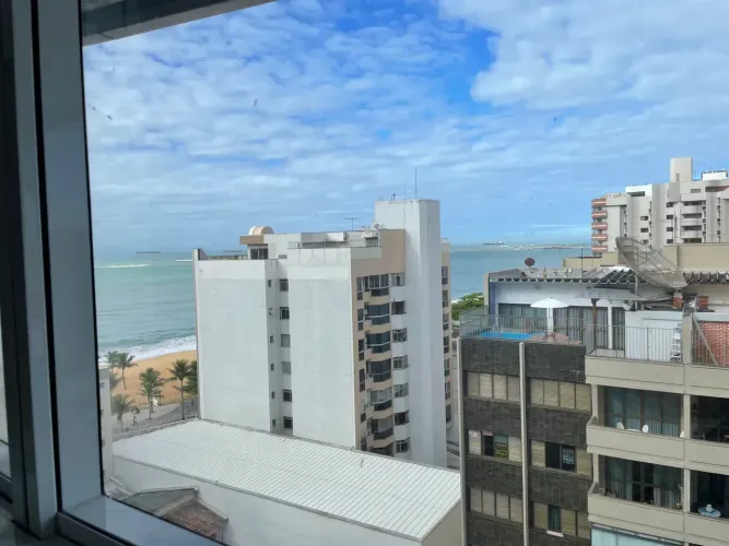 Belíssima Sala Comercial com Vista para o Mar da Praia da Costa - Vila Velha - ES