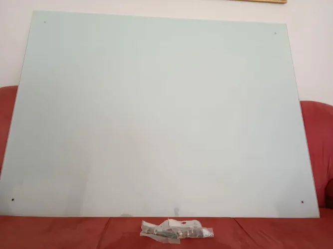 Quadro branco de vídro 1,20 x 0,90