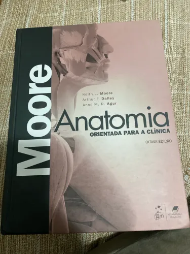 Livro Moore Anatomia Orientada para Clínica, 8ª ed. (2019)
