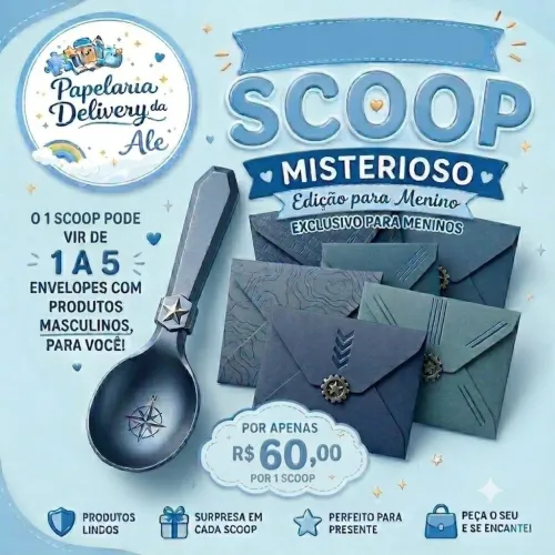 Papelaria Menino 1 Scoop
