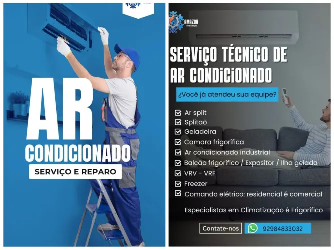 Serviços en refrigeração geral ar-condicionados e galadeiras 