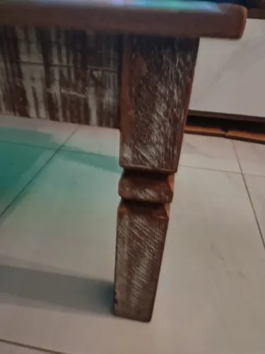 Mesa de centro madeira maciça