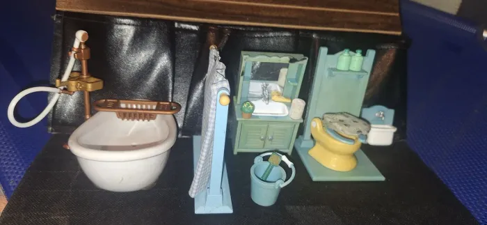 Sylvanian Families _banheiro - Conjunto Country Bathroom Epoch