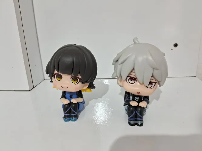 Bonecos anime BLUE LOCK Meguru Bachira e Seishiro Nagi