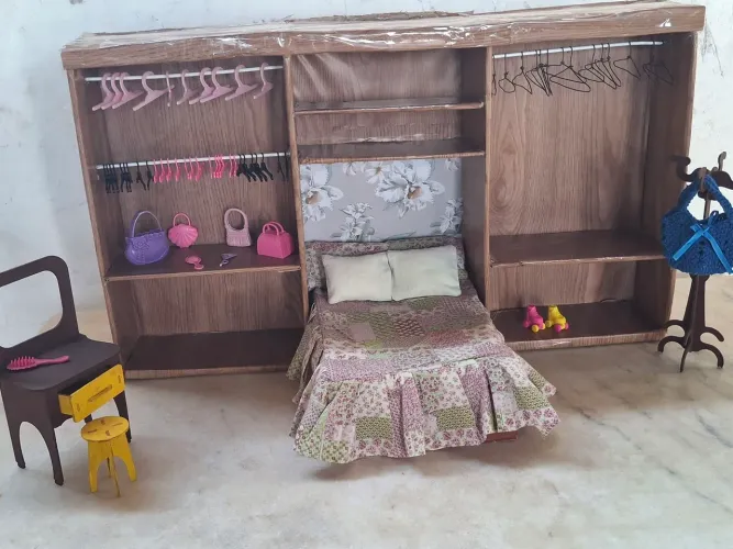 Coisas do quarto da barbie 
