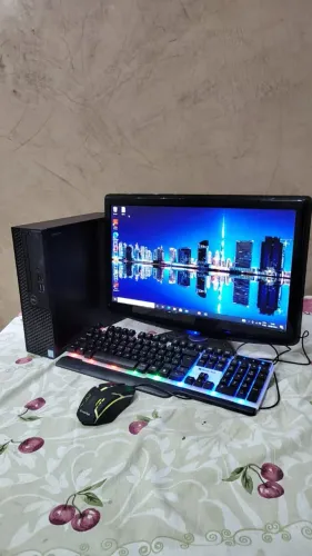 Pc Dell Core i5 Sétima Geração Ddr4, Memória 8 Gb, Monitor 19 Pol, HD 500 Gb, Bem Rápido.