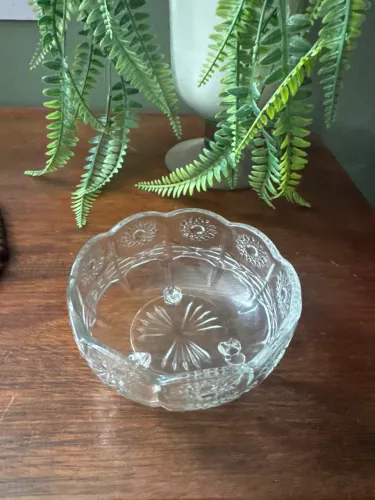Potiche Bomboniere Cristal Decorativa de Vidro 11,5x11,5cm