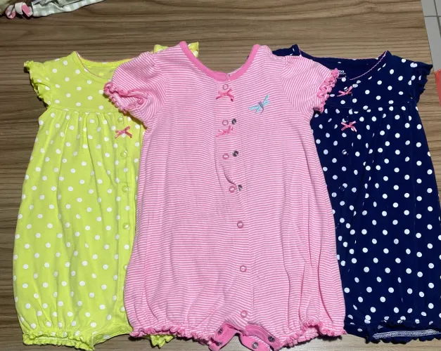 Macaquinho curto infantil Carters feminino