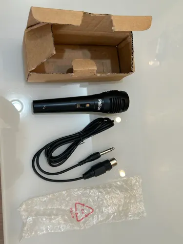 Microfone Philco novo nunca usado 