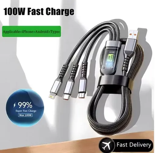 Cabo de carregamento rápido 100w multi