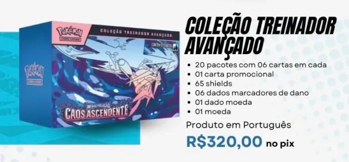 Coleção Treinador Avançado Caos Ascendente Pokémon
