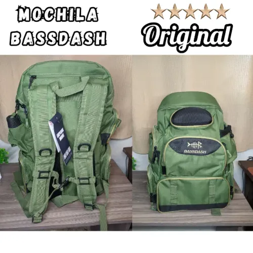 mochila de pesca Bassdash bolsa Verde Nova Lacrada G