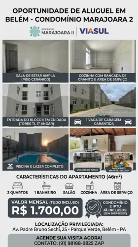 ? OPORTUNIDADE DE ALUGUEL EM BELÉM ?