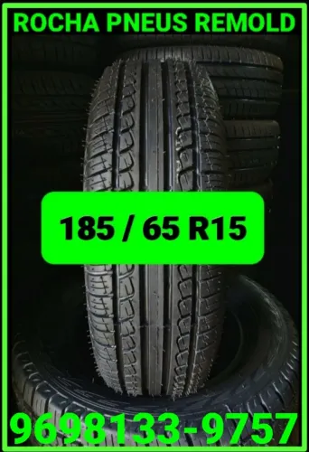 Pneu Remold 185 / 65 R15 R$ 180,00