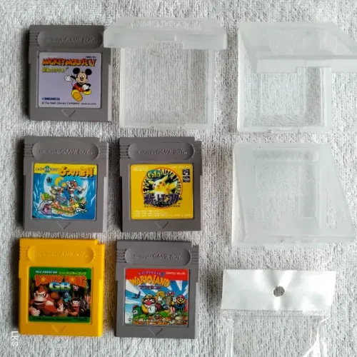 Cartuchos Game Boy (clássico), 5 Games+ 3 Case. (Comprado no Japão) 