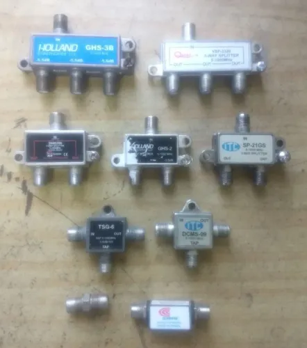 Divisor de Frequência, Tap, DPS, TV a Cabo Coaxial