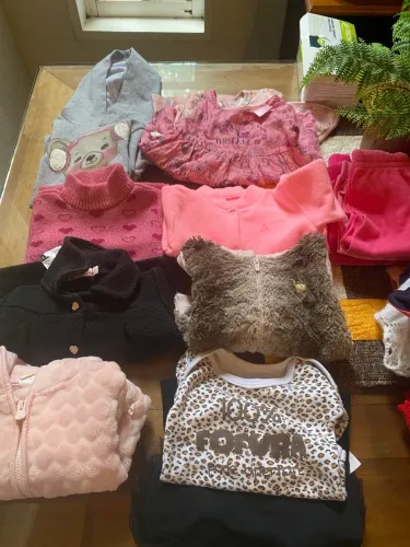 Kit lote roupas bebê menina