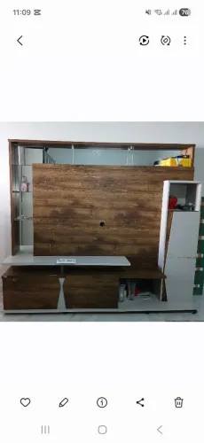 Vendo essa estante homer super grande com vidro espelho