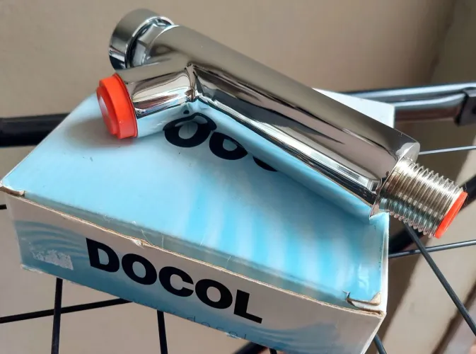 Torneira Banheiro Parede Docol Pressmatic 120 Cromada - 100% Nova Sem Uso