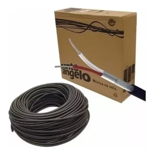 09 Metros Fio Santo Angelo Rolo Sc30 Microfone E Instrumento